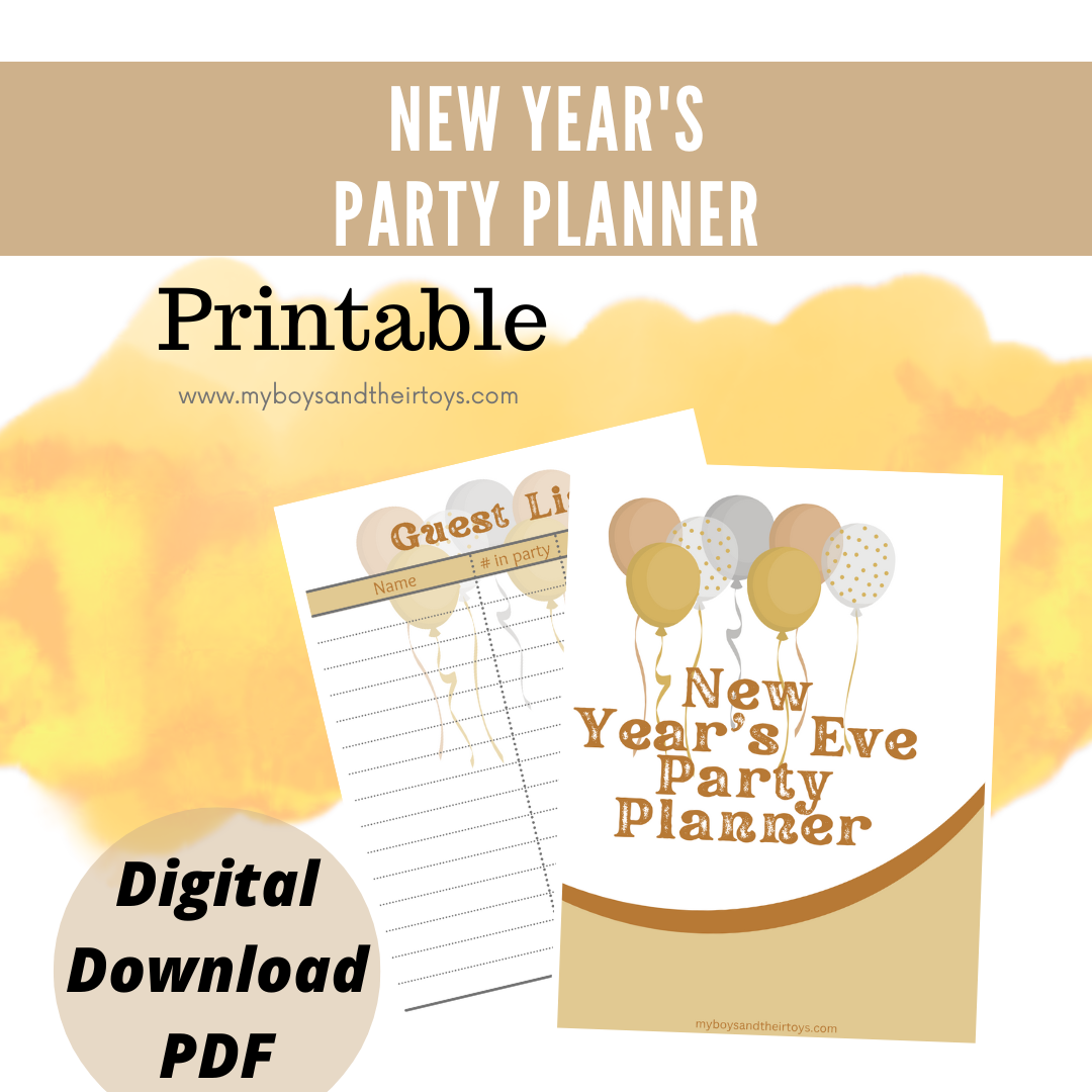 New Year's Party Planner Printable