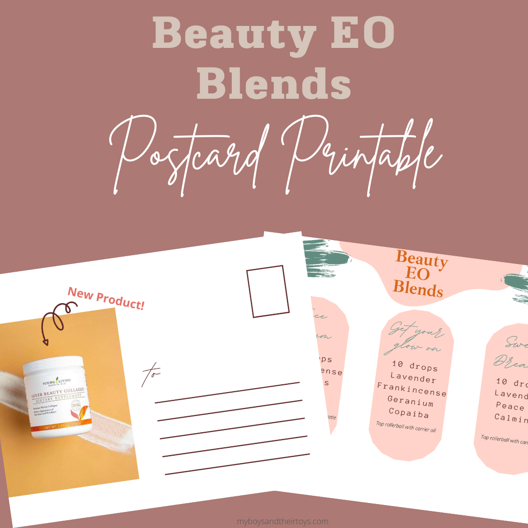 Beauty Essential Oils Postcard Welcome Mailer