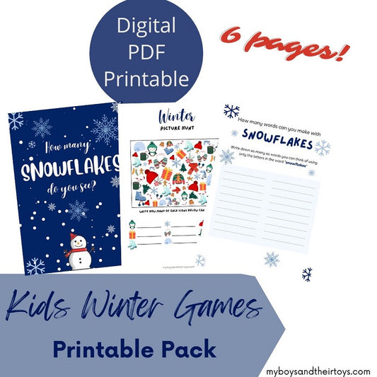 Snow Day Activities for Kids Printable